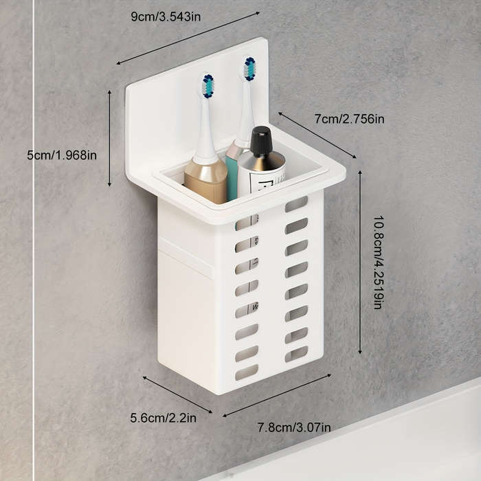 Easy-Install Wall-Mounted Storage Organizer
