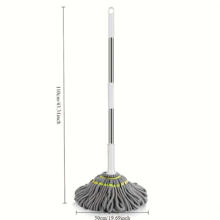 Microfiber Self-Wringing Wet Mop For All Floor Types