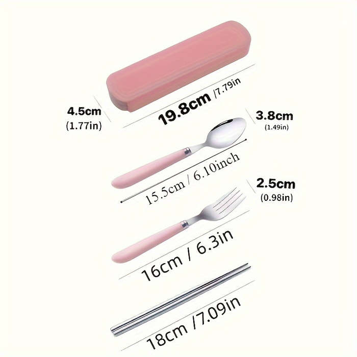 Portable Stainless Steel Cutlery Set