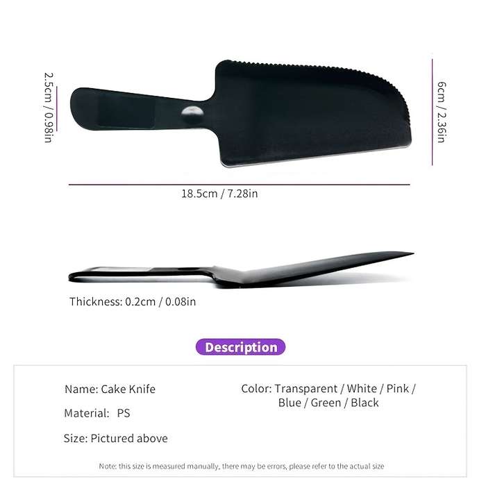 1pc Disposable Cake Slicer