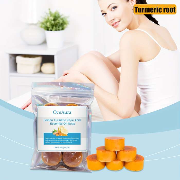 Lemon Ginger Kojic Acid Essential Oil Soap