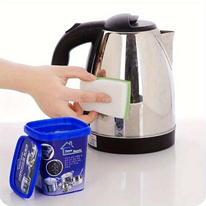 3pcs Stainless Steel Pot Cleaner Paste with Sponge