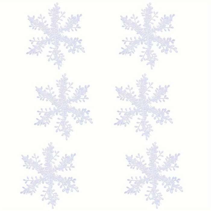 3pcs Christmas Snowflake Hanging Ornaments