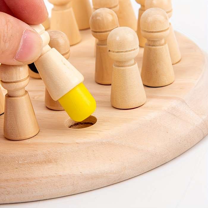 Wooden Memory Match Game