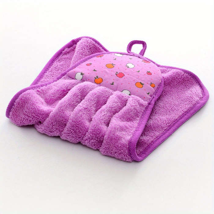 1pcs Velvet Coral Hand Towel