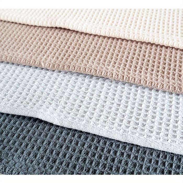 Modern Waffle Weave Kitchen Towels