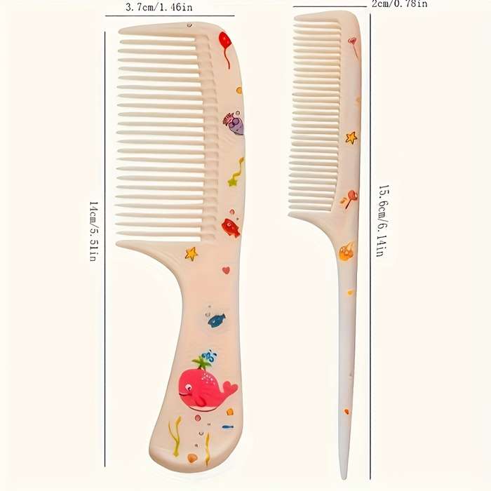 Cartoon Animal Hair Comb Set