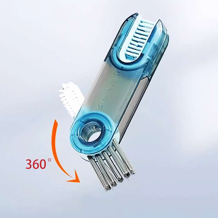 Three-in-One Cup Lid Cleaning Brush