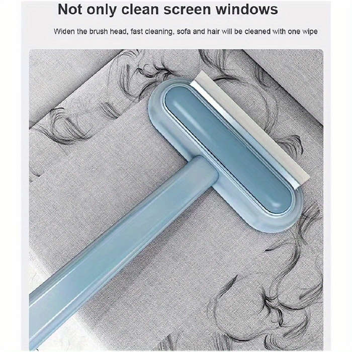 1pc Multi-Functional Window Cleaner Brush with Scraper