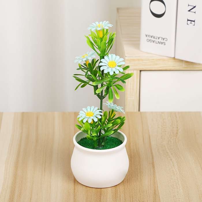 Contemporary Plastic Round Vase