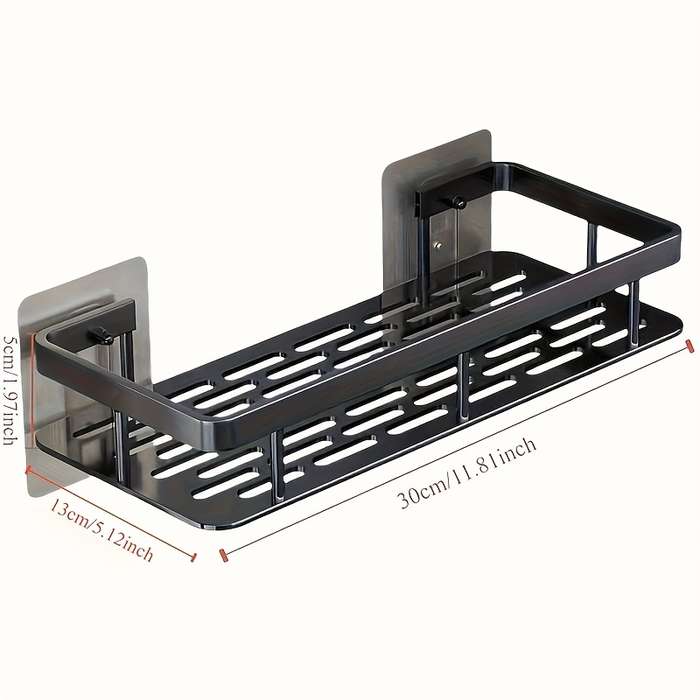 Easy-Install Aluminum Wall Shelf