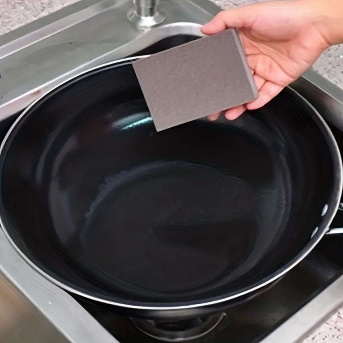 Carborundum Sponge Brush For Kitchen Cleaning