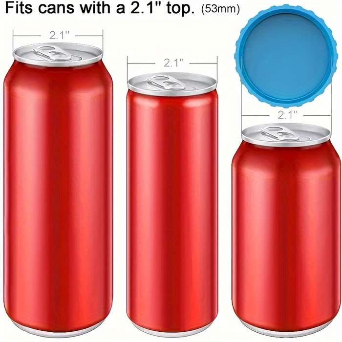 6pcs Soda Silicone Can Covers