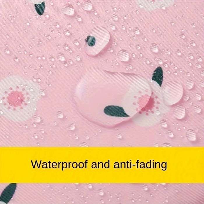 1pc Waterproof Polyester Travel Toiletry Bag