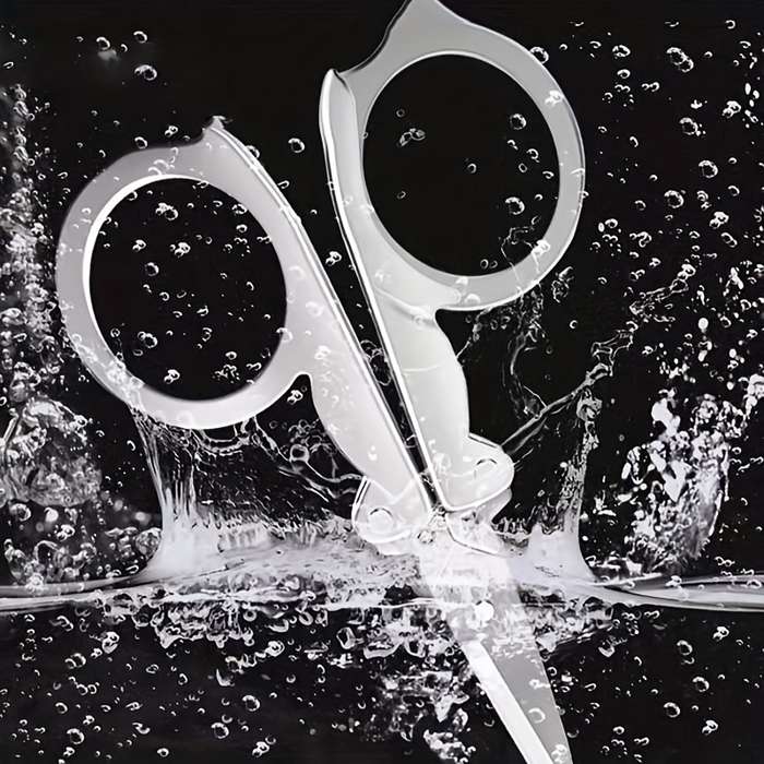 Small Folding Scissors Portable Travel Scissors Stainless Steel Cutter Mini Scissors For Home Office