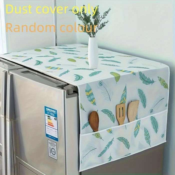 Refrigerator Dust Cover with Storage Bag