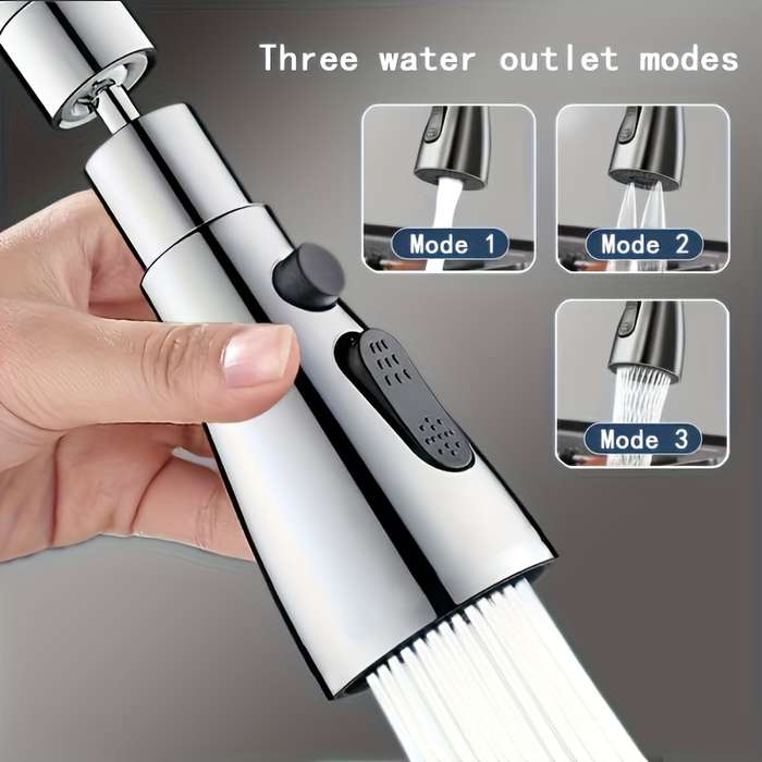 1 Set Upgraded 360 Degree Rotation Universal Kitchen Faucet Head