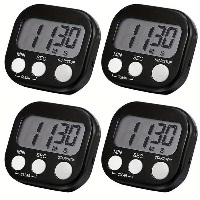 1pcs Digital Kitchen Timer Magnetic Timers
