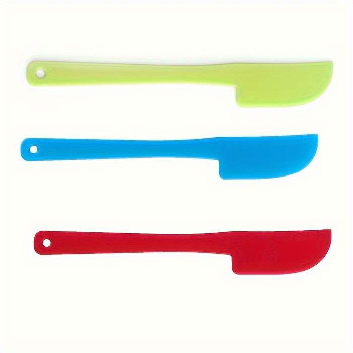 3-Piece Silicone Cake Spatula Set