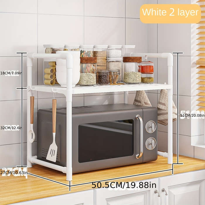Sturdy Metal Kitchen Microwave Stand
