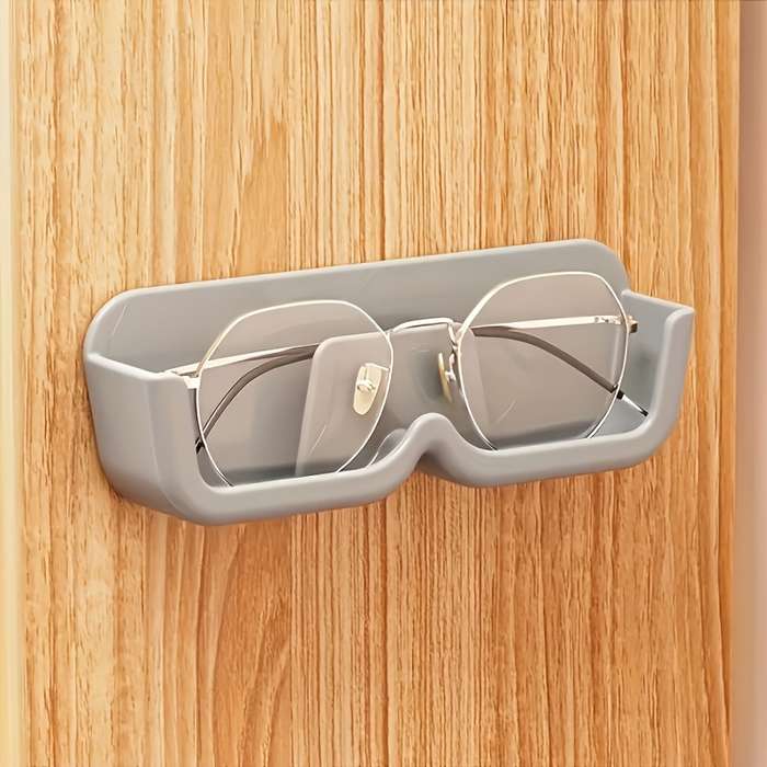 1pc Adhesive Wall-Mounted Bathroom Storage Shelf For