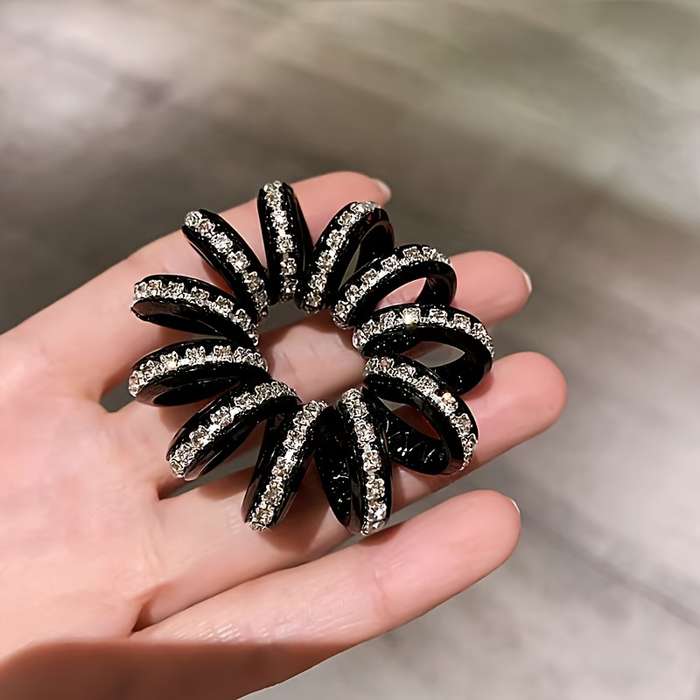 Style Acrylic Spiral Hair Ties