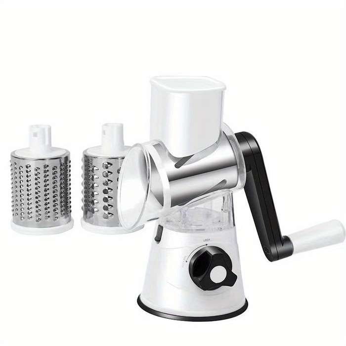 Rotary Cheese Grater And Vegetable Slicer