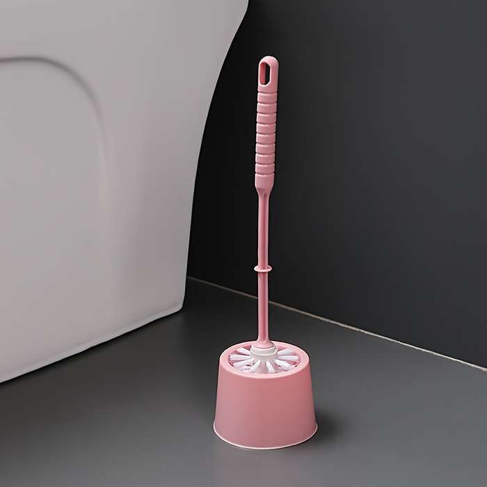Easy-Clean Toilet Brush Set with Holder