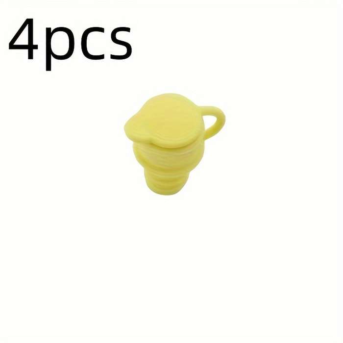 4pcs Silicone Wine Stoppers -