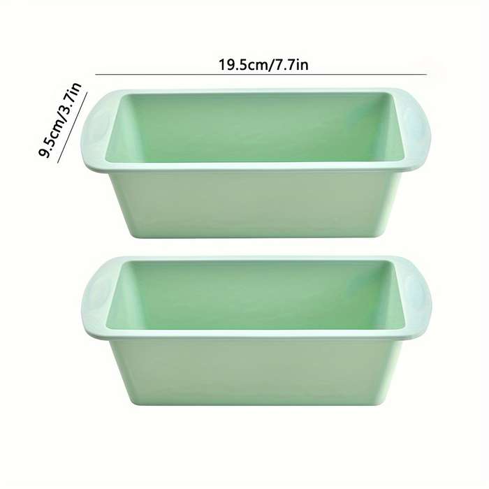 2pcsSilicone Loaf Pan
