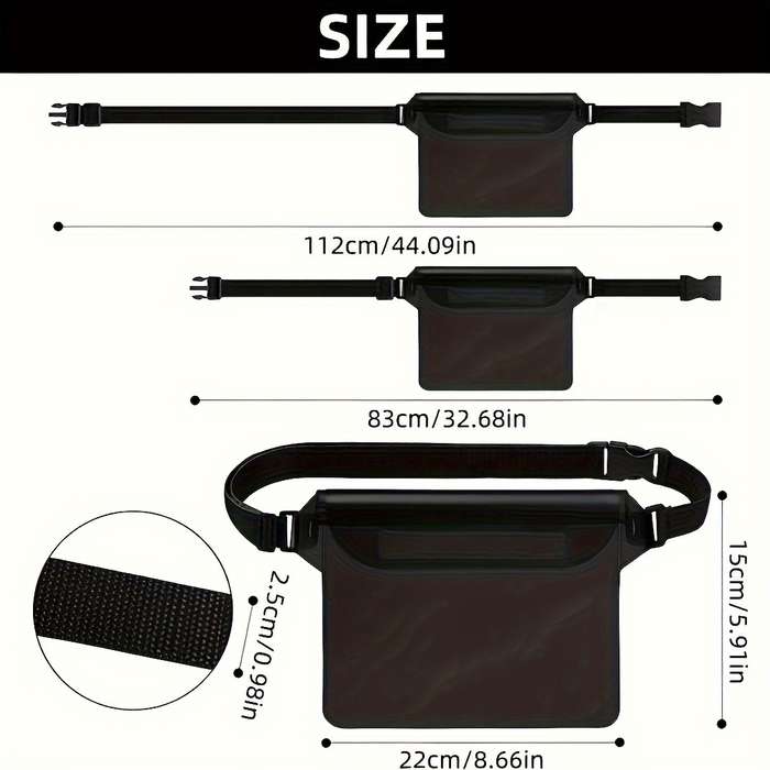 3-layer Waterproof Sealed High-Quality Waterproof PVC Swimming and Diving Bag