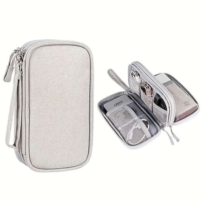 Double-Layer Travel Cable Organizer