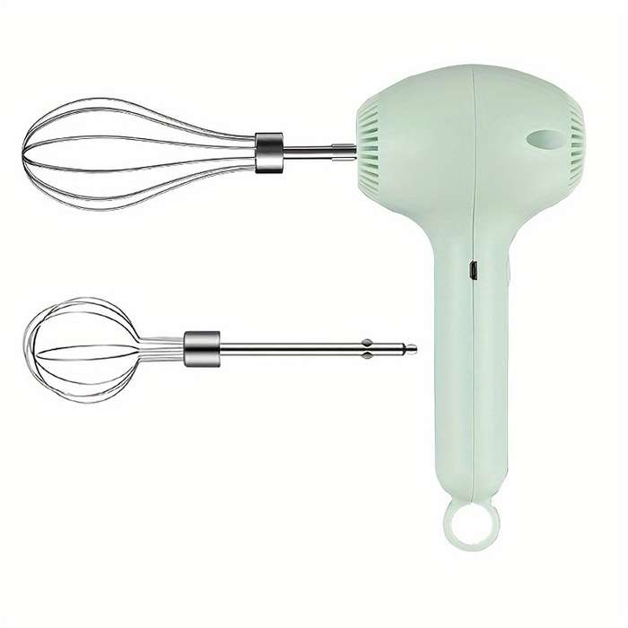 1pc Portable Cordless Electric Hand Mixer And Whisk