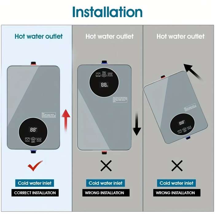 5500W Electric Tankless Water Heater