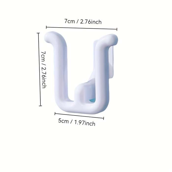 5pc Plastic Wall Mounted Shoe Rack