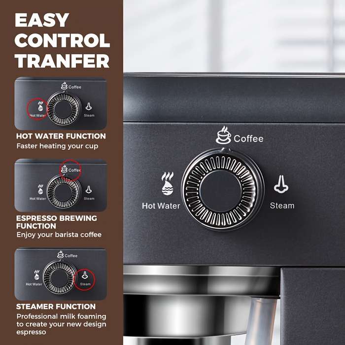 Stainless Steel Espresso Machine