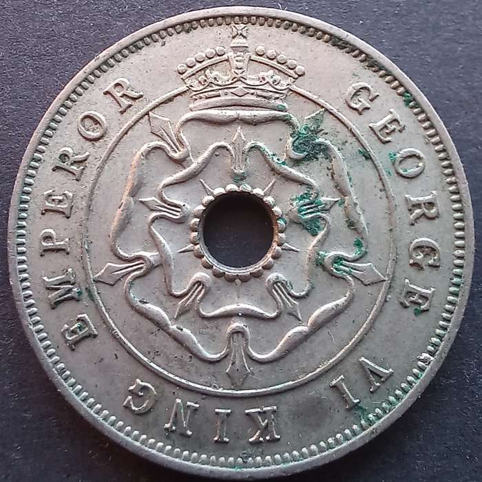 Southern Rhodesia 1937 nickel 1 penny