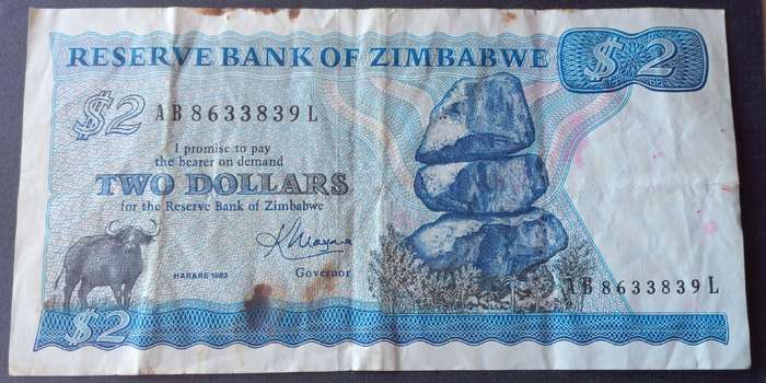 Zimbabwe 2 Dollar