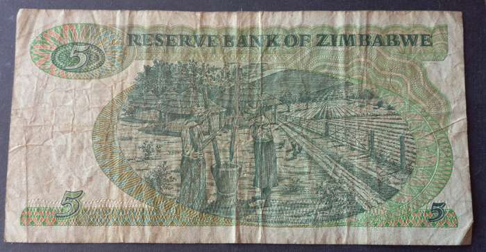 Zimbabwe 5 Dollar