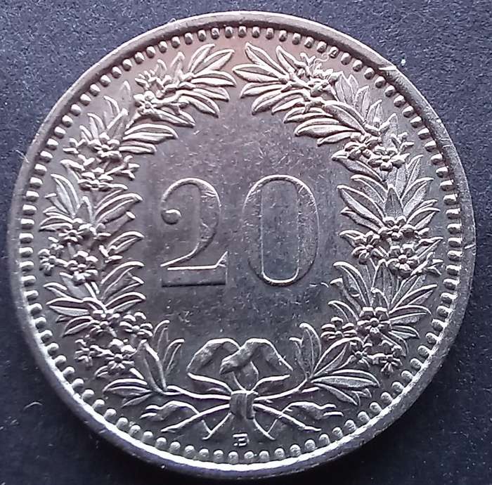 Switzerland 1987 20 Rappen