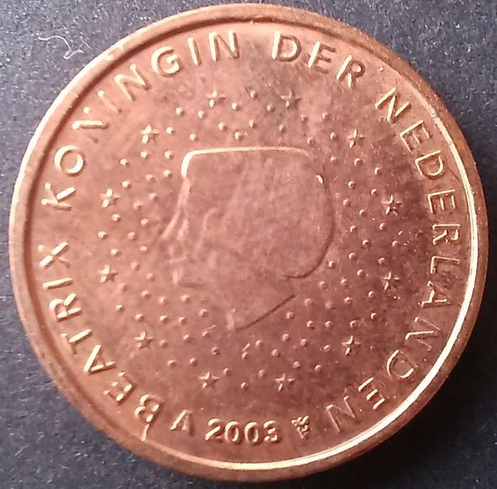 Netherlands 2003 2 Euro Cent