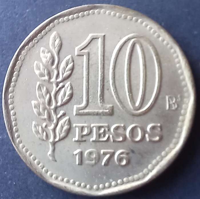 Argentinia 1976 10 Pesos