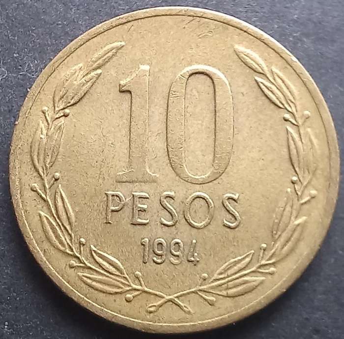 Chile 1994 10 Pesos