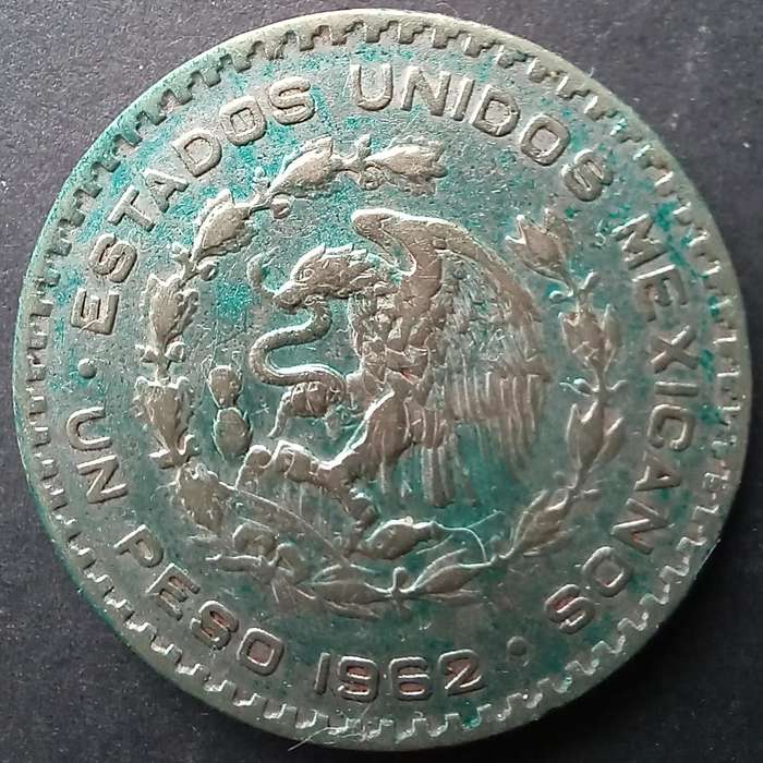 Mexico 1962 1 Peso .1 Silver