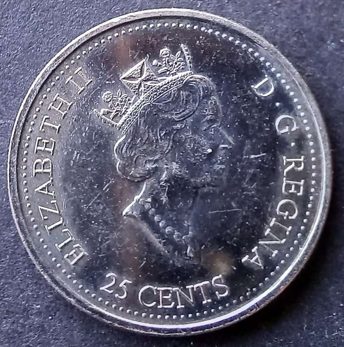 Canada 1999 25 Cent History of Canada