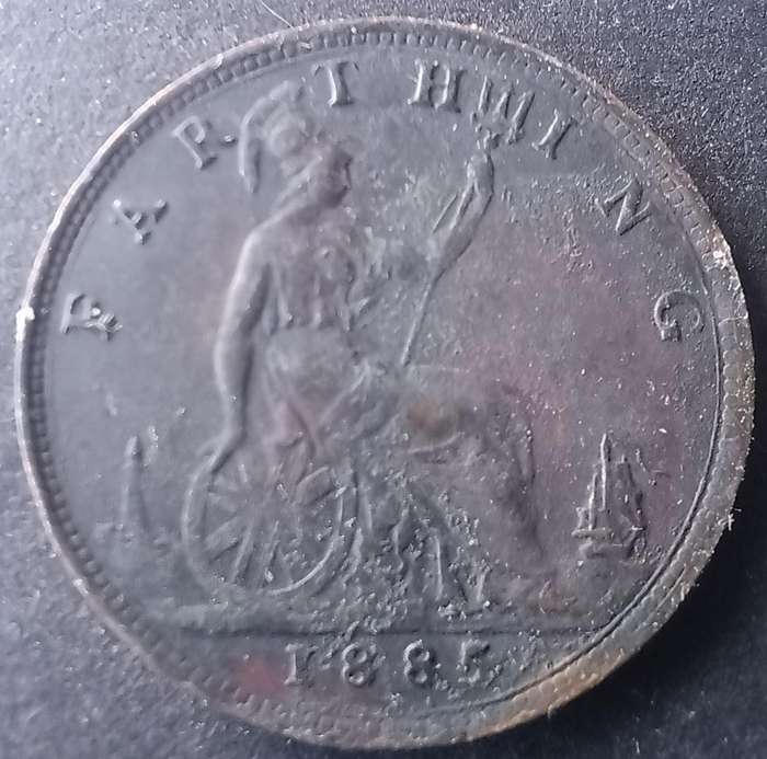 1885 Great Britain Farthing