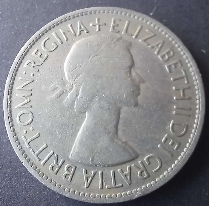 1953 Great Britain Half Crown