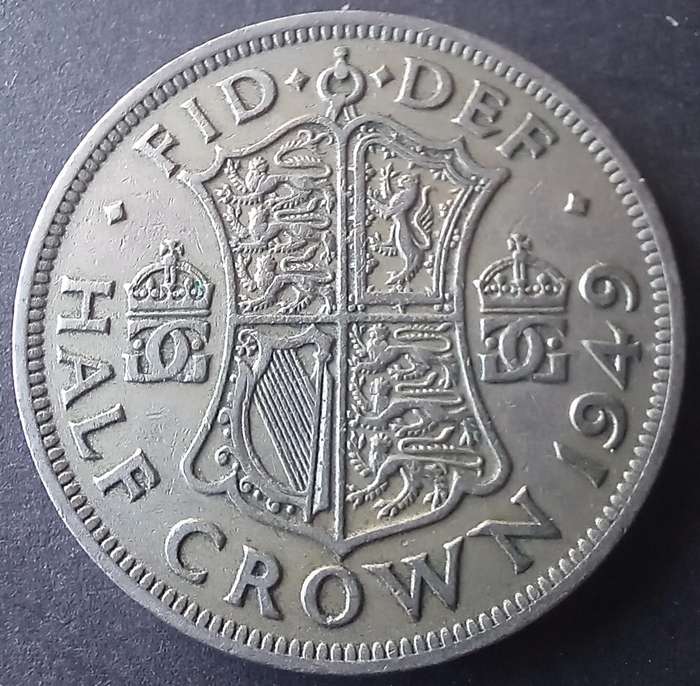 1949 Great Britain Half Crown