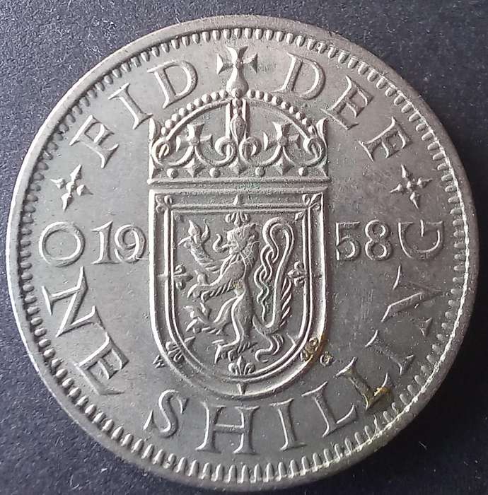 1958 Great Britain 1 Shilling