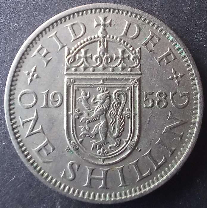 1958 Great Britain 1 Shilling